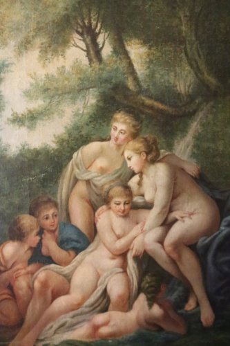 Louis XV - Les baigneuses - École française, milieu du XVIIIe siècle