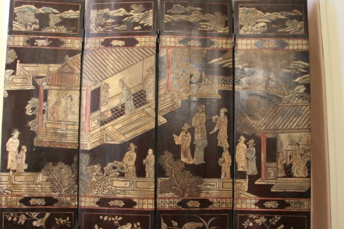 Paravent en laque de Coromandel, Chine milieu du XVIIIe siècle - Arts d
