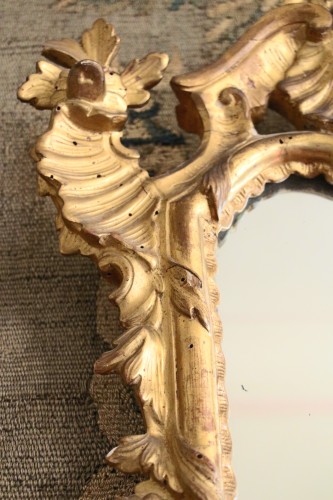 Miroir en bois doré, Venise, époque Régence début XVIIIe siècle - Régence