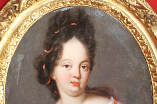 Portrait présumé de Madame de Maintenon - École française du XVIIe siècle - Didascalies