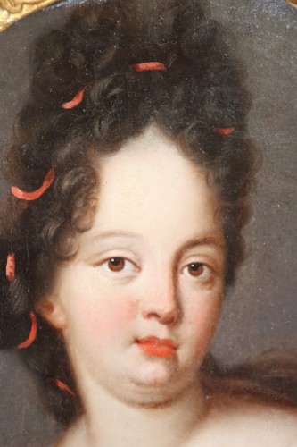 XVIIe siècle - Portrait présumé de Madame de Maintenon - École française du XVIIe siècle