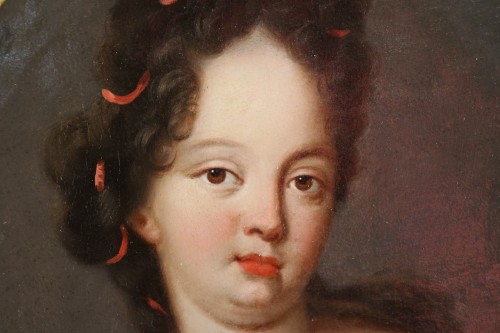 Antiquités - Portrait présumé de Madame de Maintenon - École française du XVIIe siècle