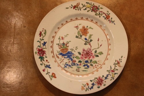 Compagnie des Indes, Porcelaine de Chine du XVIIIe siècle - Didascalies