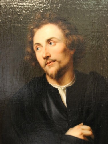 Portrait de Georg Petel, d'après Anton Van Dyck, début XVIIIe