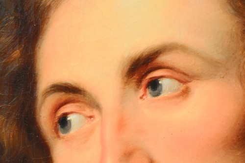 XVIIIe siècle - Portrait de Georg Petel, d'après Anton Van Dyck, début XVIIIe