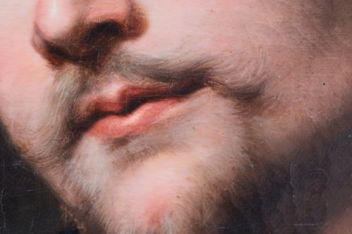 Antiquités - Portrait de Georg Petel, d'après Anton Van Dyck, début XVIIIe