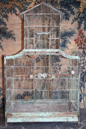 Cage à oiseaux, forme pagode, époque Louis XV - Matériaux & Architecture Style Louis XV