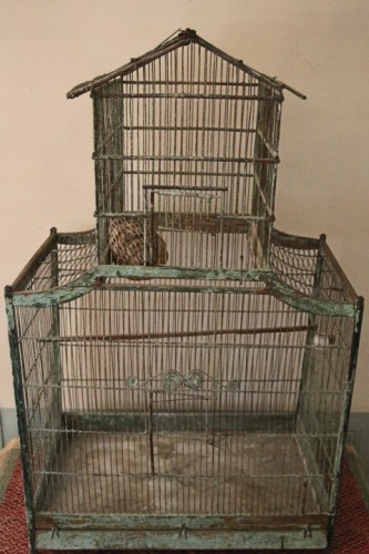 Antiquités - Cage à oiseaux, forme pagode, époque Louis XV