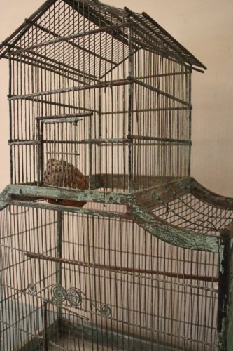 Antiquités - Cage à oiseaux, forme pagode, époque Louis XV