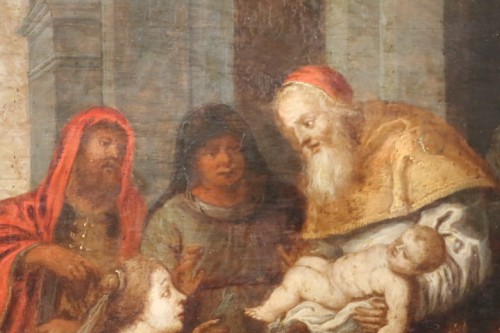 Louis XIII - La présentation au temple - École italienne du XVIIe siècle
