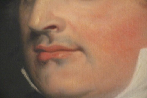 Portrait d'aristocrate, École anglaise début XIXe siècle, suiveur de Thomas Lawrence - Restauration - Charles X