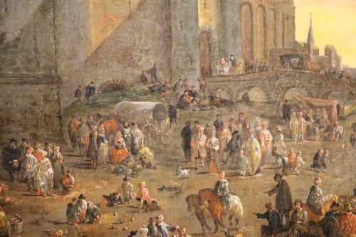 Le vieux Paris - Pieter Bout (1658-1719) - Tableaux et dessins Style Louis XIV