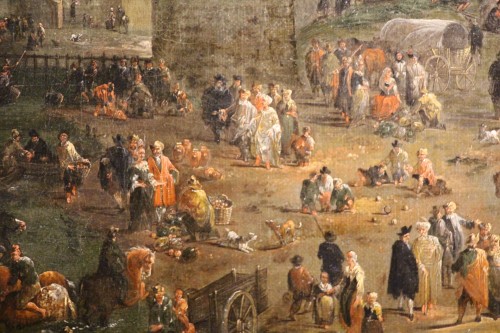 Tableaux et dessins Tableaux XVIIe siècle - Le vieux Paris - Pieter Bout (1658-1719)