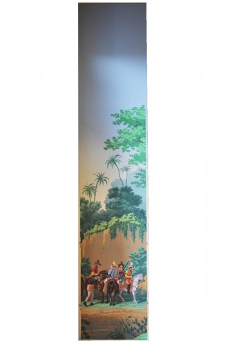 Vue du Brésil - Lé de papier peint vers 1830 de la Manufacture Zuber & Cie à Rixheim