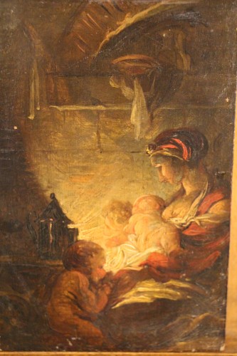 Tableaux et dessins Tableaux XVIIIe siècle - Nativité - École française du XVIIIe siècle