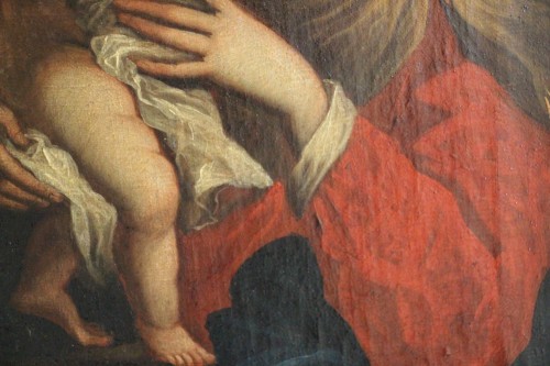 XVIIe siècle - Vierge à l'enfant - École provençale du XVIIe