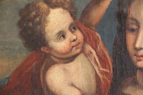 Vierge à l'enfant - École provençale du XVIIe - Louis XIV