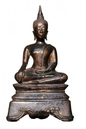 Bouddha en bronze "les Mudrà" - Chine XVIIe siècle