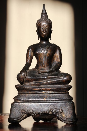 Bouddha en bronze "les Mudrà" - Chine XVIIe siècle - Arts d