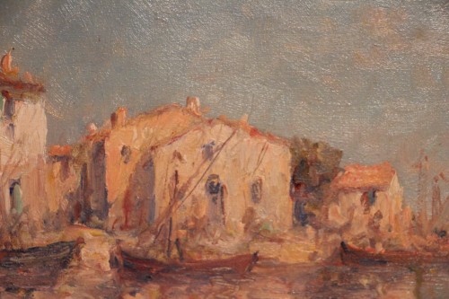 Antiquités - Charles MALFROY (1862-1918) - Les Martigues, circa 1890