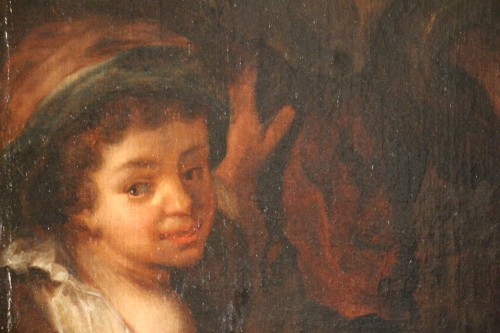 XVIIe siècle - Trois enfants - École espagnole du XVIIe siècle