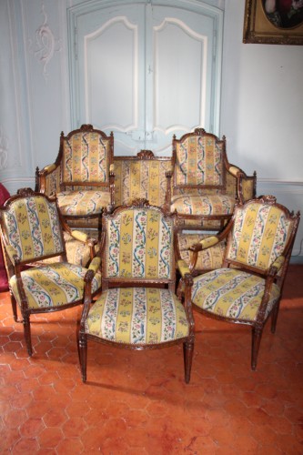 Antiquités - Salon d'époque Louis XVI