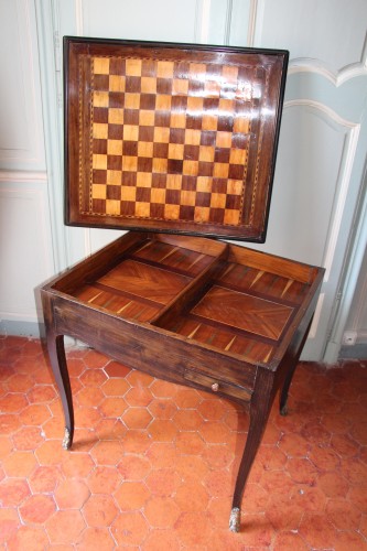 Table à jeux d'époque Louis XV - Mobilier Style Louis XV
