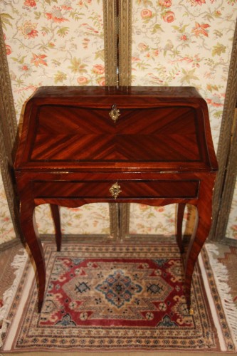 Mobilier Bureau et Secrétaire - Bureau de pente d'enfant, estampillé Jacques DUBOIS