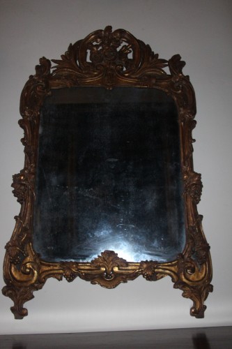 Miroir à parecloses, Provence XVIIIe siècle - Miroirs, Trumeaux Style Louis XV