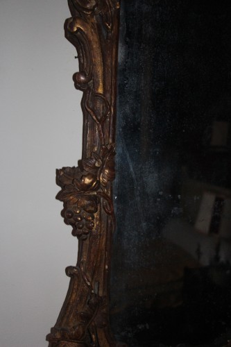 XVIIIe siècle - Miroir à parecloses, Provence XVIIIe siècle