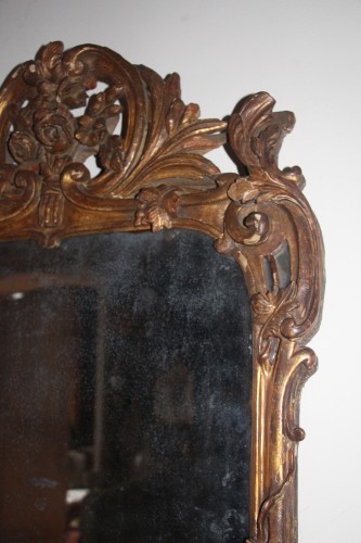 Miroir à parecloses, Provence XVIIIe siècle - Louis XV