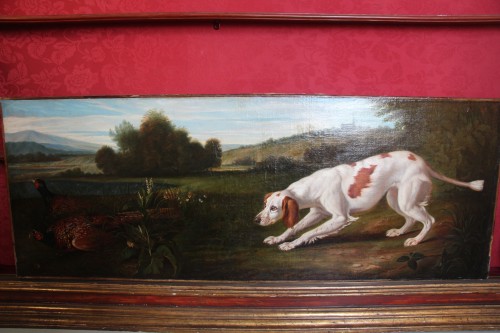 Dog at rest - First half of the 18th century, school of Jean-Baptiste Oudry - Paintings & Drawings Style French Regence