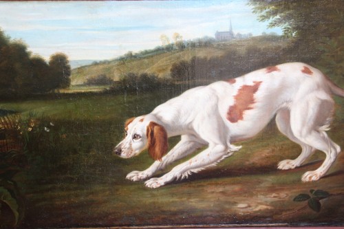 Dog at rest - First half of the 18th century, school of Jean-Baptiste Oudry - 
