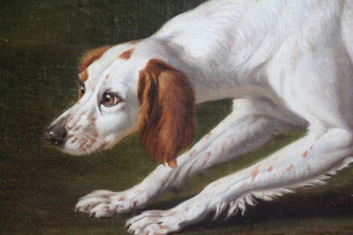 Antiquités - Dog at rest - First half of the 18th century, school of Jean-Baptiste Oudry