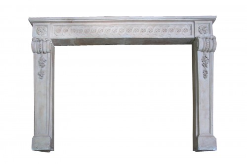 9th century terra cotta mantel in the Antique style