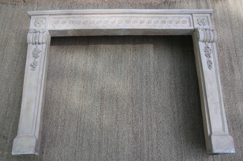 Architectural & Garden  - 9th century terra cotta mantel in the Antique style