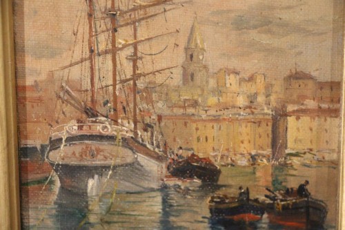 Art nouveau - Port de Marseille - Louis Nattero (1870-1915)