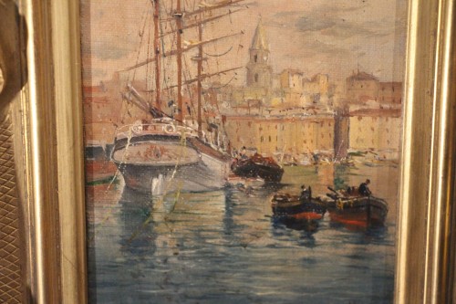 Antiquités - Port of Marseille - Louis Nattero (1870-1915)