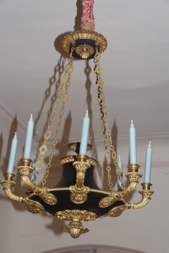 Bronze  chandelier, Louis-Philippe period - Lighting Style Louis-Philippe