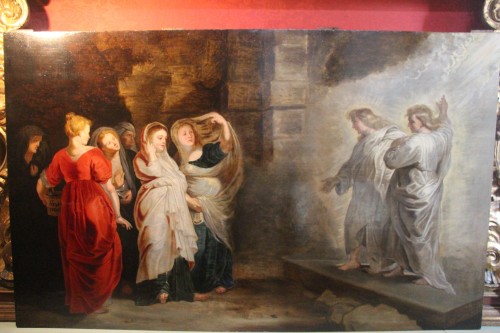 XVIIe siècle - L'arrivée des femmes au tombeau, école de Rubens XVIIe siècle