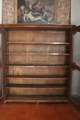 Mobilier Bibliothéque, vitrine - Bibliothèque en bois de rose époque de la Régence, XVIIIe siècle