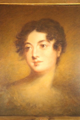 XIXe siècle - Sir Thomas LAWRENCE (1769-1830) - Portrait de Miss Anderson