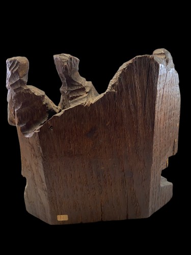  - Fragment de retable en bois de chêne - Bruxelles  vers 1520