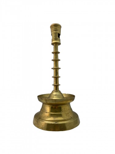 Copper alloy Gothic Candlestick - 15th Century 