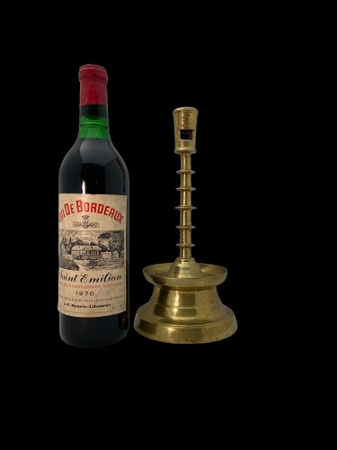 Copper alloy Gothic Candlestick - 15th Century  - 