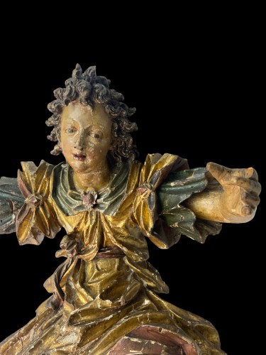  - Wooden sculpture (polychrome) - Baroque - from the circle of Martin Zürn