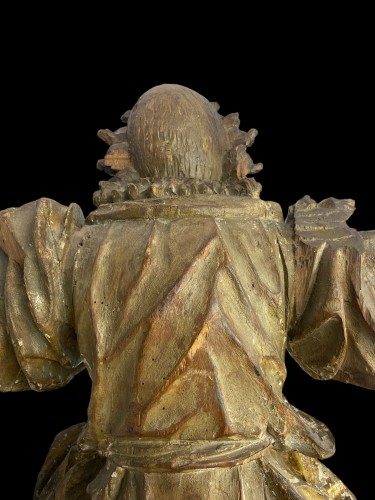 Antiquités - Wooden sculpture (polychrome) - Baroque - from the circle of Martin Zürn