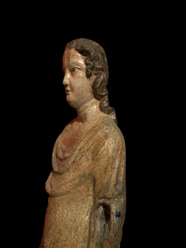 Female saint - Region of Cologne, late 13th early 14th century.  - 