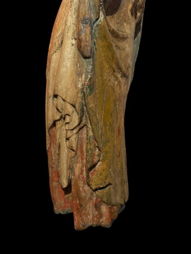 Antiquités - Female saint - Region of Cologne, late 13th early 14th century. 