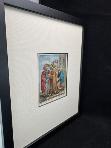 Danse macabre (1780), 9 gravures aquarellées par Christian von Mechel - 